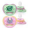 Philips Avent Napp Ultra Air 6-18 mån - grön, lila - 2 st