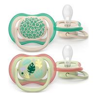 Philips Avent Napp Ultra Air 6-18 mån. - naturmotiv - 2 st