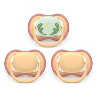 Philips Avent Napp Ultra Air Dag och Natt 0-6 mån - orange, grön - 3 st