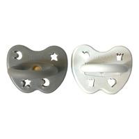 Hevea Orthodontic Teat 3-36 months - Stone Cloud - 2 st