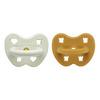 Hevea Round Teat 3-36 Months - Arctic amber - 2 st