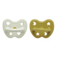 Hevea Round Teat 3-36 Months - Archipelago coziness - 2 st