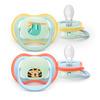 Philips Avent Napp Ultra Air Nighttime 0-6 mån. - grön, blå - 2 st