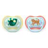 Philips Avent Napp Ultra Air 0-6 m - djurmotiv - 2 st