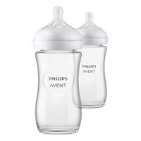 Philips Avent Natural Response Nappflaska Glas 3-6 mån. - 2 st