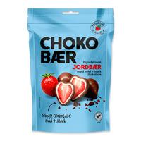 Nordthy Chokobär Frystorkade Jordgubbar Vit- och Mörk Choklad - 90 g