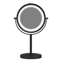 Gillian Jones Bordsspegel med LED & X10 förstoring - matt svart