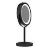 Gillian Jones Bordsspegel med LED & X10 förstoring - matt svart