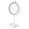 Gillian Jones Bordsspegel m. LED ljus & X10 förstoring - Vit