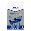 LEA Engångsrakhyvlar Premium 3 Flexibelt huvud - 4 st