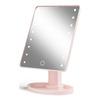 Gillian Jones Hollywoodspegel m. Touch, LED ljus och USB-C - Rosa