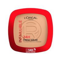 L'Oréal Paris Infaillible 24h Fresh Wear Powder Foundation - 140 NEUTRAL/NEUTRE