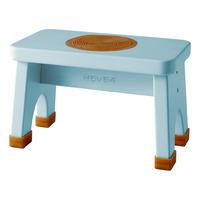 Hevea Rubberwood Stool - Dusty Blue