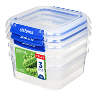 Sistema Klip It Plus Square 1,15 L - 3 st