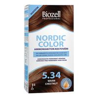 Biozell Professional Nordic Color Warm Chestnut 5.34 - 2 x 60  ml