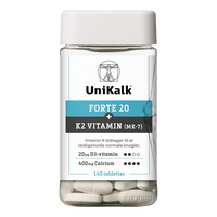 UniKalk Forte K2 - 140 tabletter