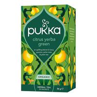 Pukka Citrus Yerba Green te, eko - 20 påsar