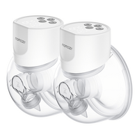Momcozy S12 Pro Dubbel Bärbar Bröstpump - Vit