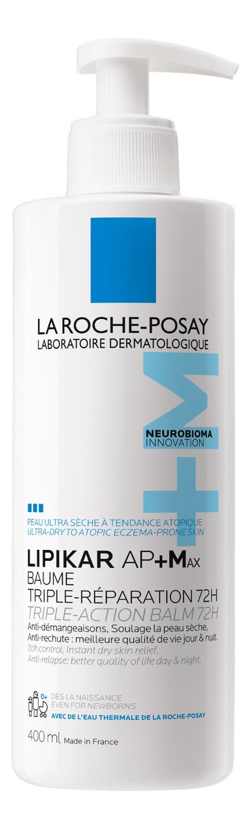 Sweden product data sample: La Roche-Posay Lipikar Balm AP+Max - 400 ml