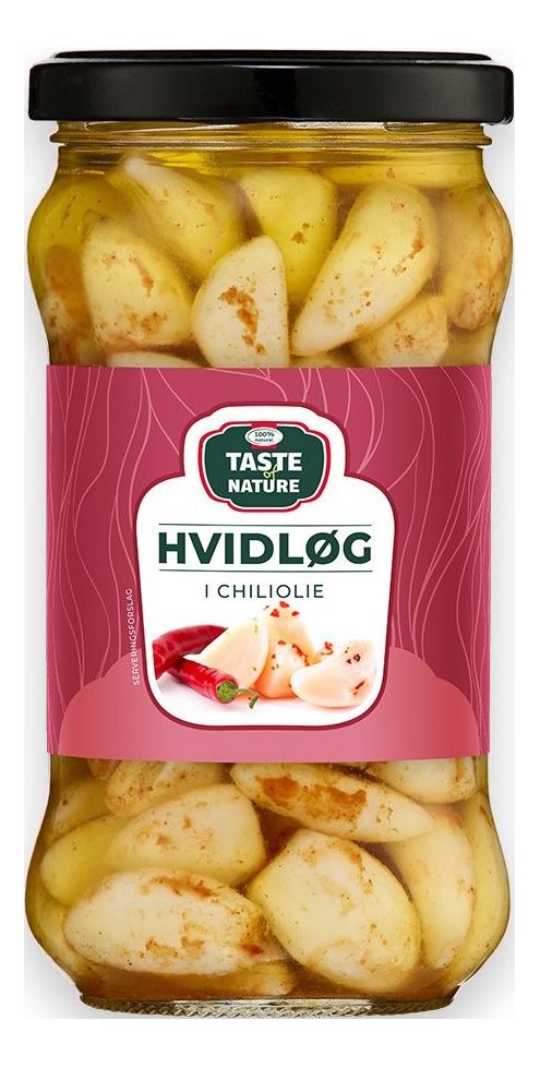 Vitlök i olja med chili - 290 g