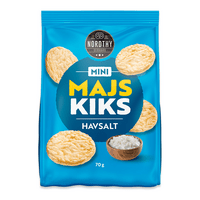 Nordthy Mini Majskakor Havsalt - 70 g