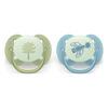 Philips Avent Pacifier Ultra Soft Nighttime - Grön och Blå - 2 st