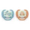 Philips Avent Pacifier Ultra Soft Nighttime - Blå och Orange - 2 st