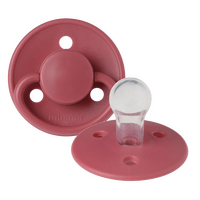 Mininor Silikonnapp 12+ mån. - Rabarber - 2 st