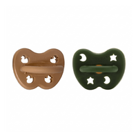 Hevea Orthodontic Teat 3-36 months - Forest Shadows - 2 st