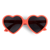 Filibabba Solglasögon för barn Återvunnen plast 1-3 år Heart - Warm Red