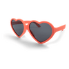 Filibabba Solglasögon för barn Återvunnen plast 1-3 år Heart - Warm Red
