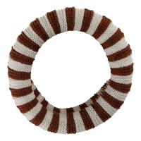 By Stær Ea Hårsnodd - Karamell/Vit