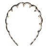 By Stær Sia Hårdiadem Zig Zag - Taupe