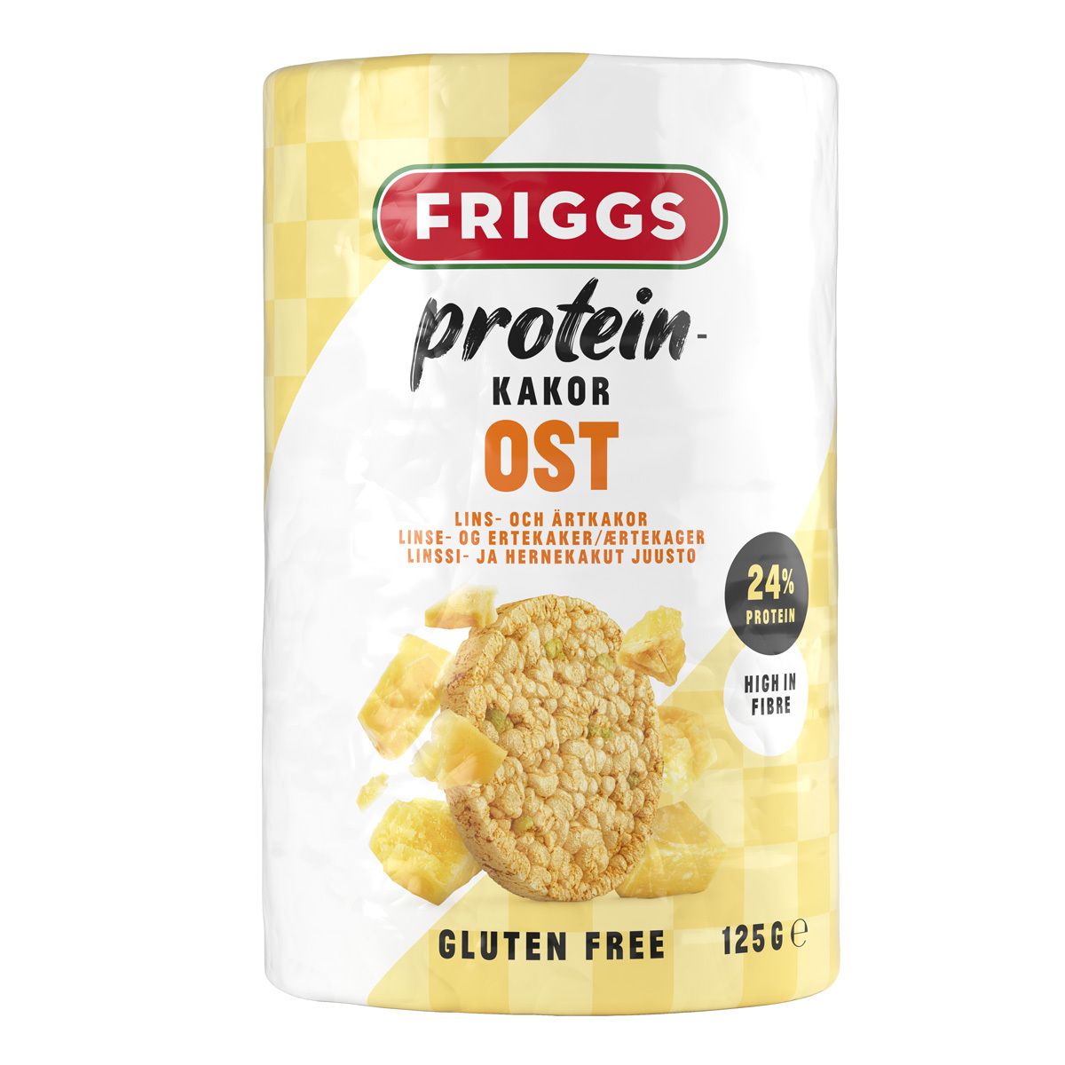Protein Riskaker Rema Köp Friggs proteinkakor Ost - 125 g på Med24.se