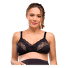 Carriwell Soft as Silk Amnings-BH Svart - Flera storlekar