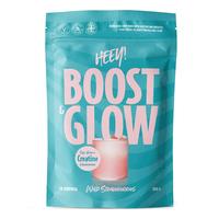 Heey! Boost & Glow Creatine + Vegan Collagen Wild Strawberries - 300 g
