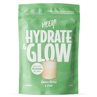 Heey! Hydrate & Glow Electrolytes + Coll-egan® Green Apple & Kiwi 240 g - 240 g