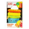 Bright Starts Cupcake Tower Stapeltorn med bitring