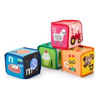 Baby Einstein Alpha Stacks Mjuka Aktivitetsklossar - 1 set