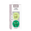 BIBS Napp Colour 2-pack Latex Size 1 Matcha/Cactus - 2 st
