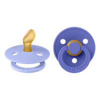 BIBS Napp Colour 2-pack Anatomical Latex Size 1 Hush/Grape - 2 st