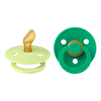 BIBS Napp Colour 2-pack Anatomical Latex Size 1 Matcha/Cactus - 2 st