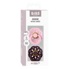 BIBS Napp Boheme 2-pack Latex Size 1 - Baby Pink/Plum - 2 st