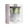 BIBS Baby Bottle Round Silicone 2-pack 150 ml Slow Flow - Sage - 2 st