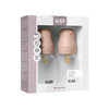 BIBS Baby Bottle Round Latex 2-pack 150 ml Slow Flow - Blush - 2 st