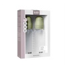 BIBS Baby Bottle Round Silicone 2-pack 270 ml Medium Flow - Sage - 2 st