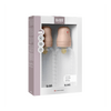 BIBS Baby Bottle Round Latex 2-pack 270 ml Medium Flow - Blush - 2 st