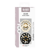 BIBS Napp Studio Colour 2-pack Polka Latex Size 2 - Ivory/Black - 2 st