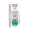 BIBS Napp Studio Colour 2-pack Polka Latex Size 2 Petal/Cactus - 2 st