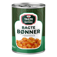 Taste of Nature Vita Bönor i Tomatsås - 420 g